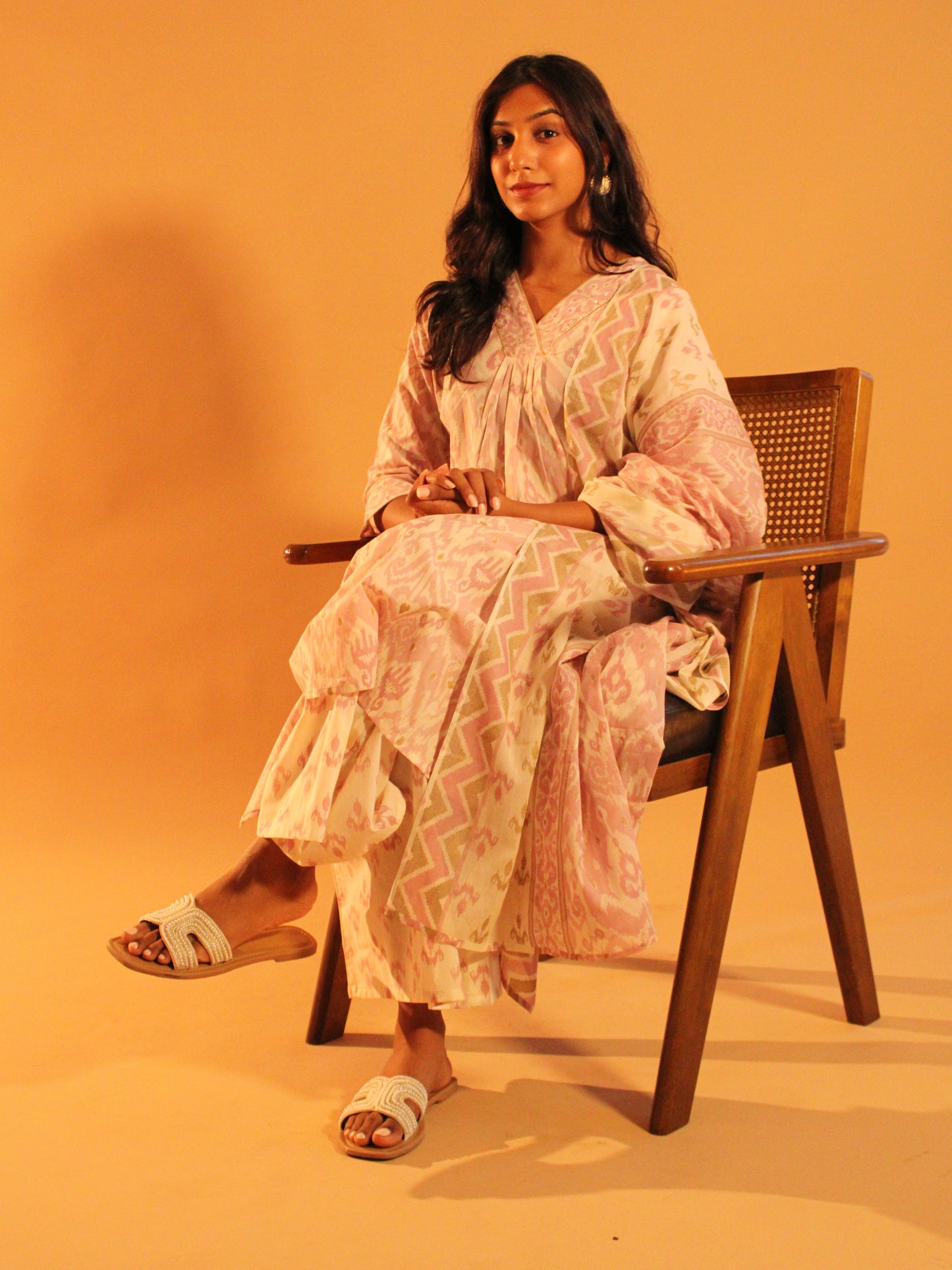 Pastel Pink Salwar Set | Pure Cotton | 3 Piece Set