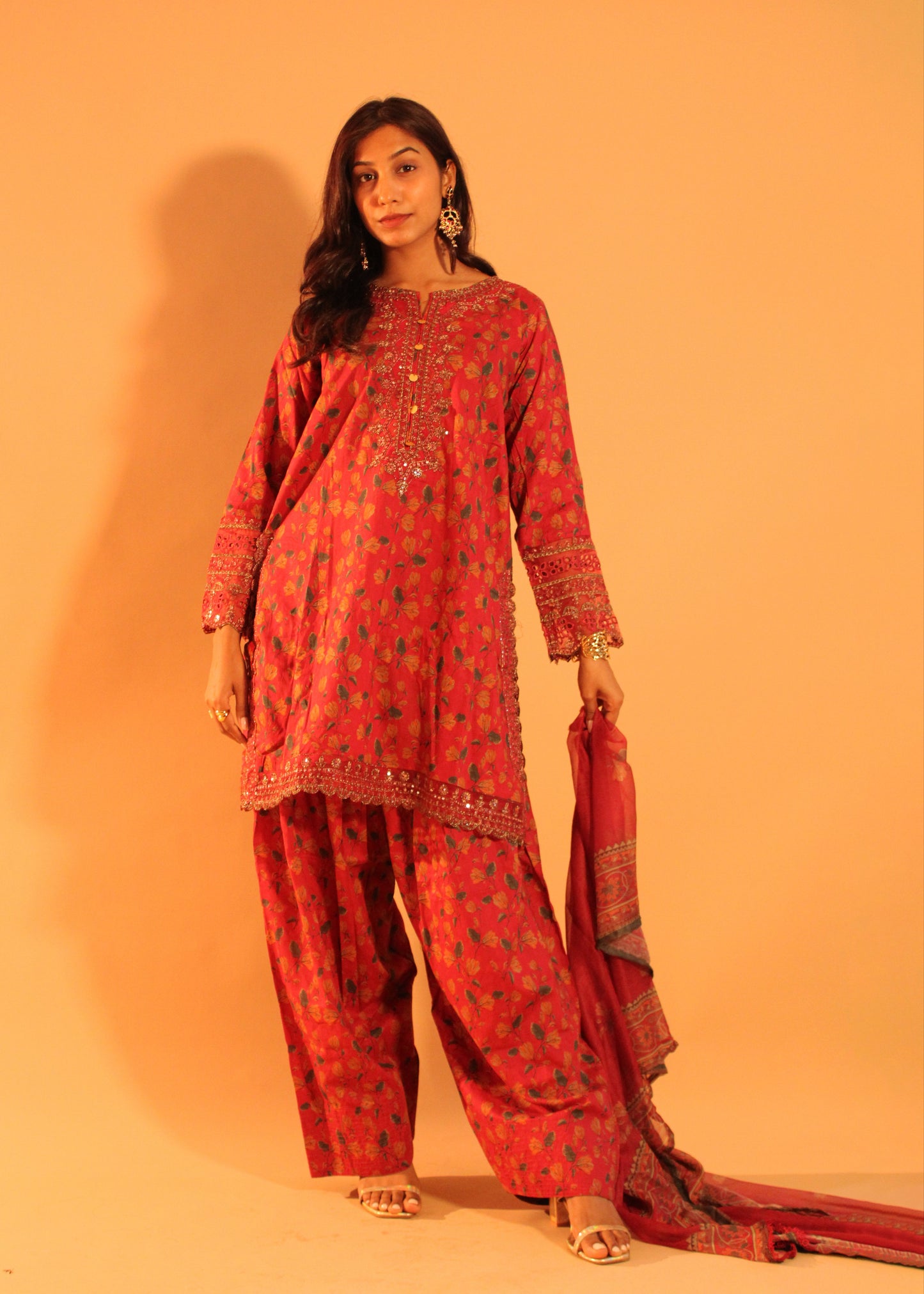 Pink Farshi Salwar
