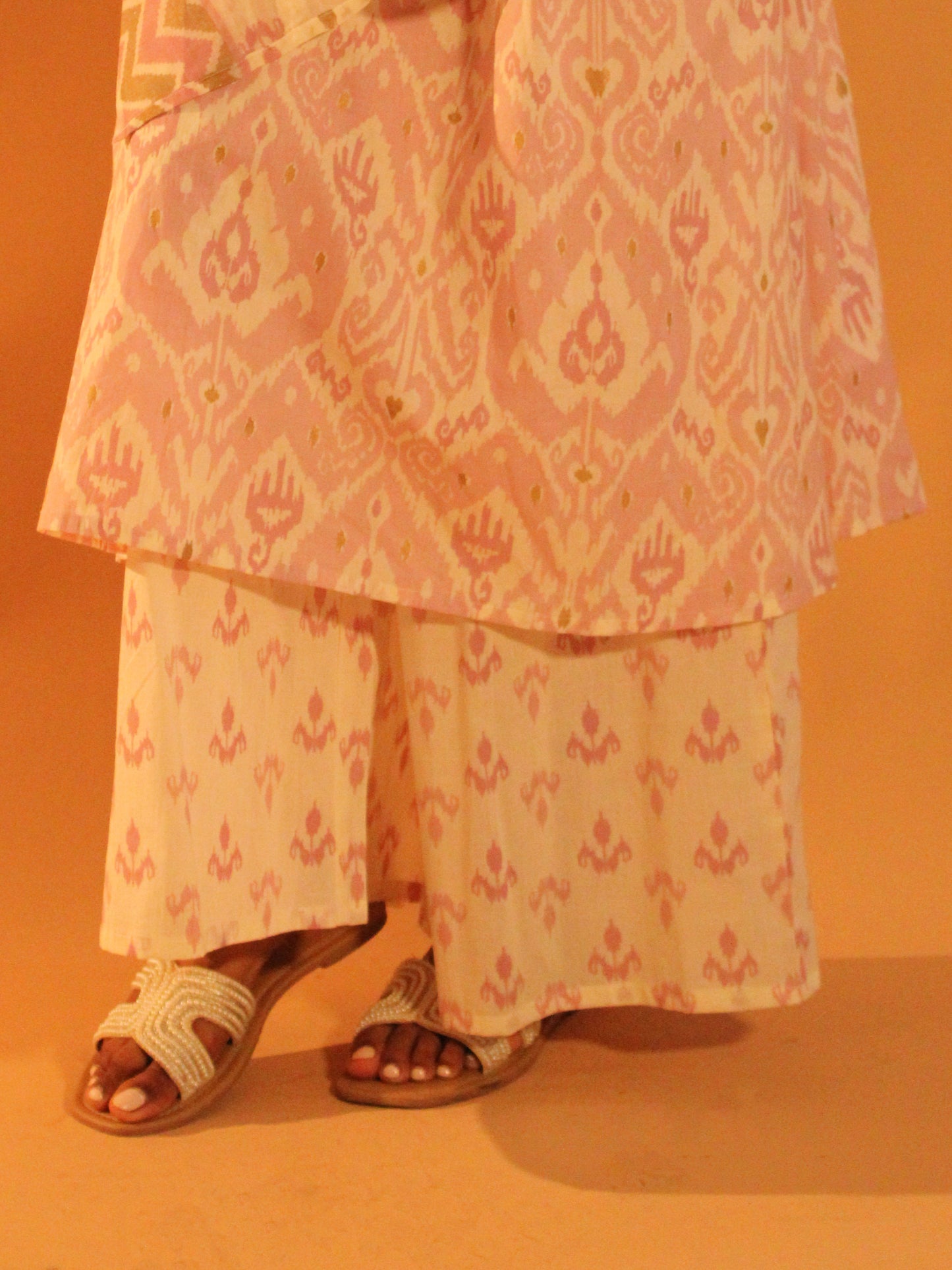 Pastel Pink Salwar Set | Pure Cotton | 3 Piece Set
