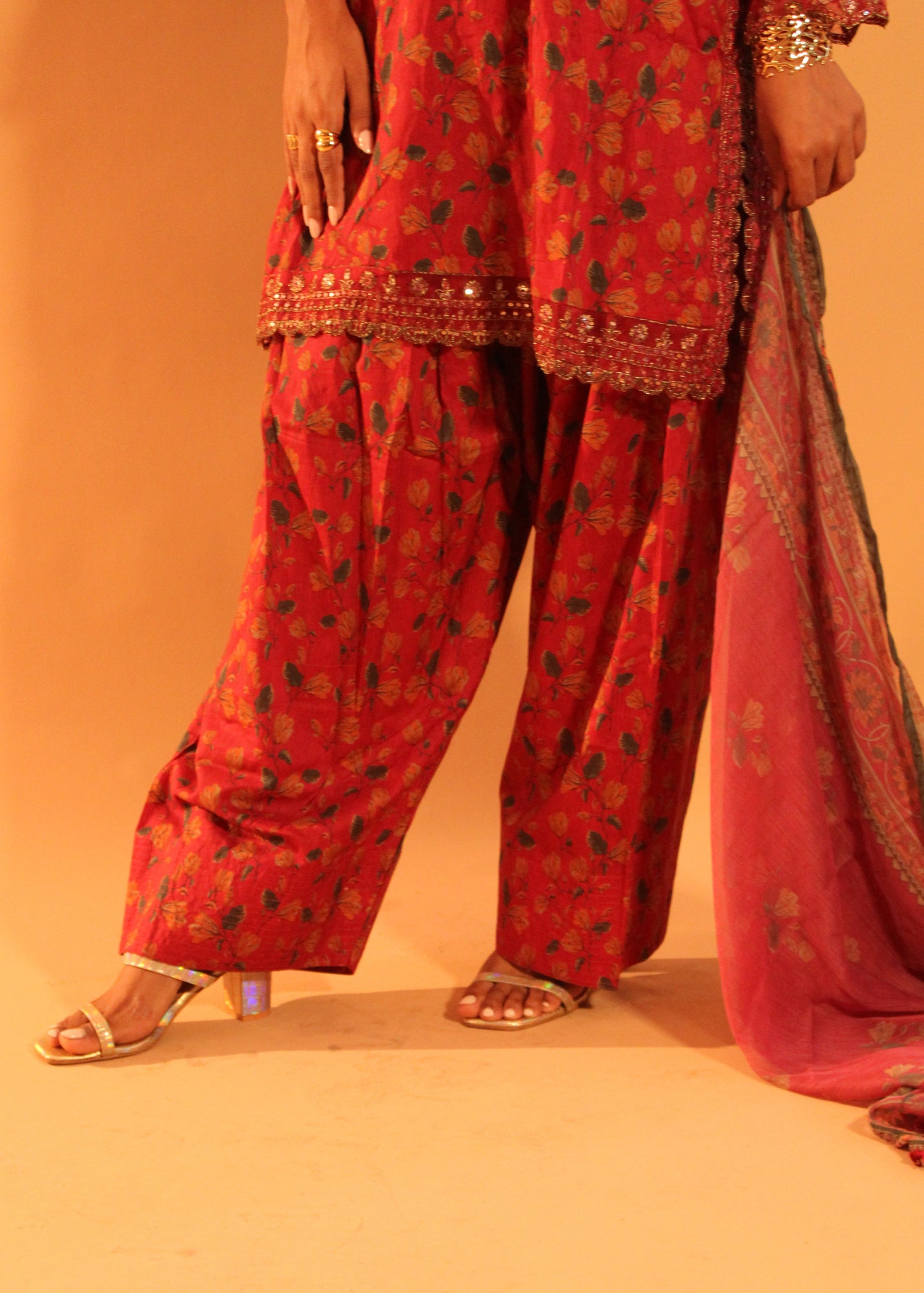 Pink Farshi Salwar