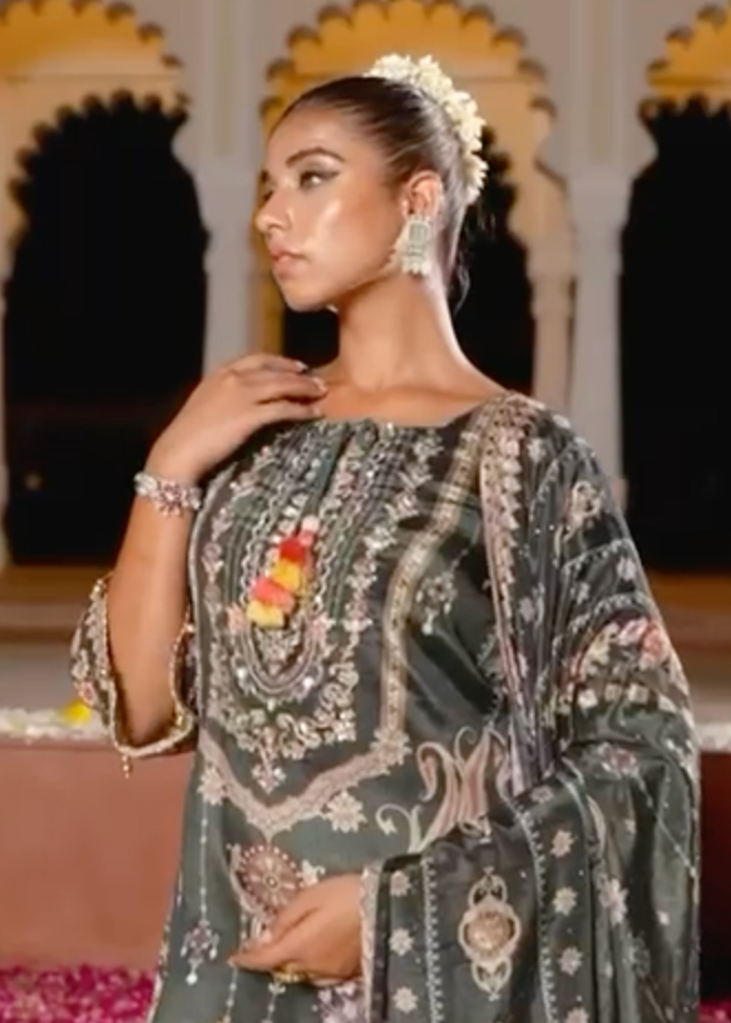 Royal Green Sharara
