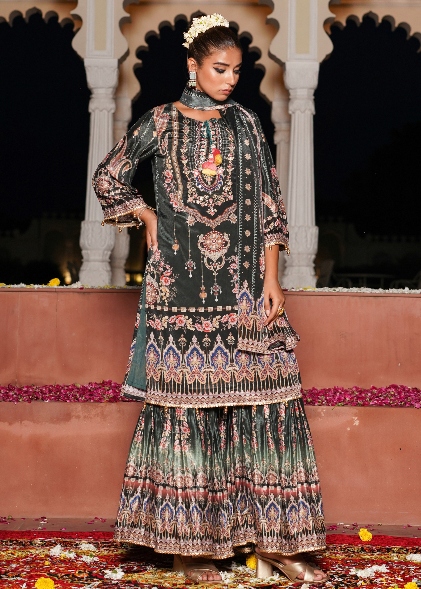 Royal Green Sharara