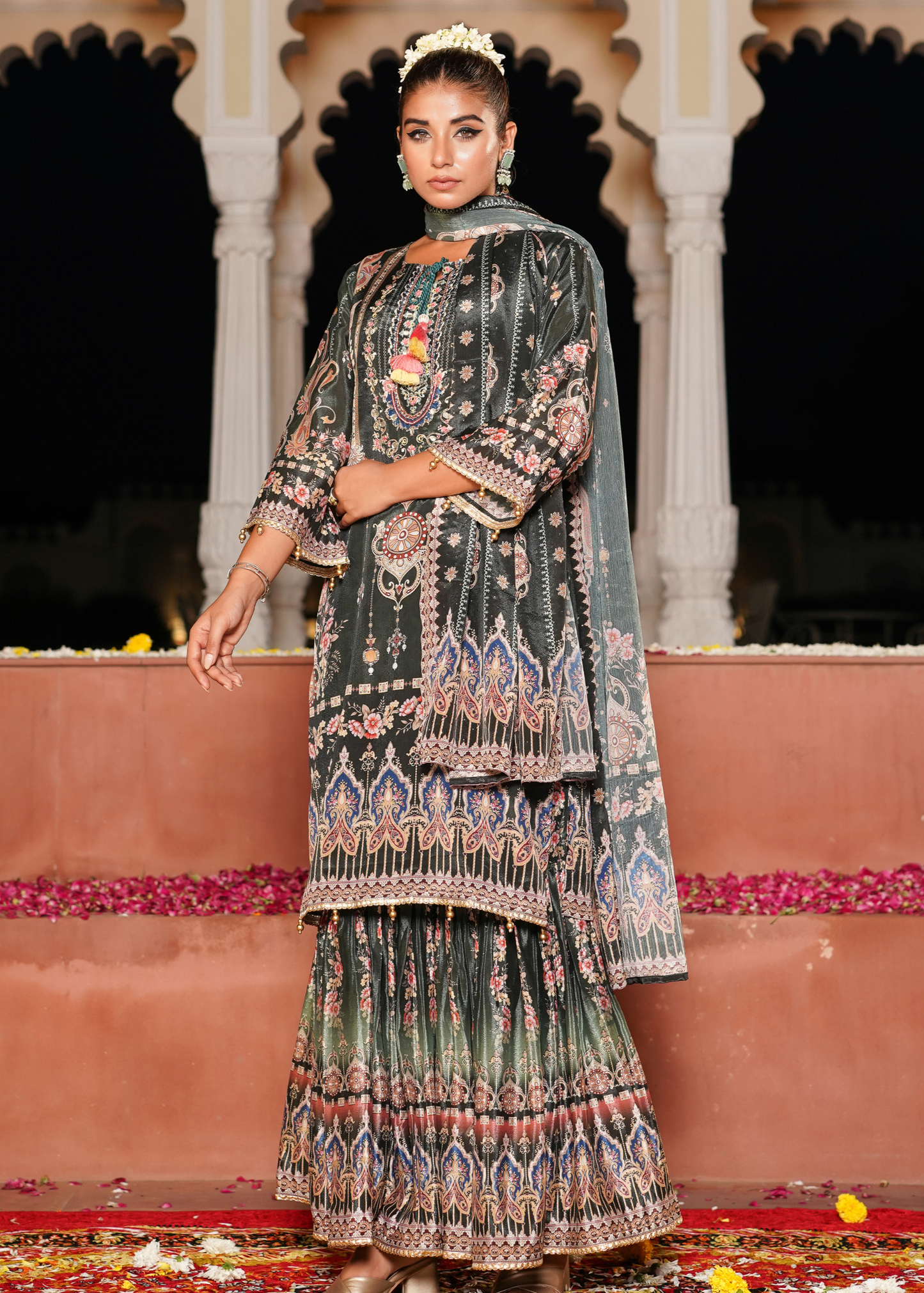 Royal Green Sharara
