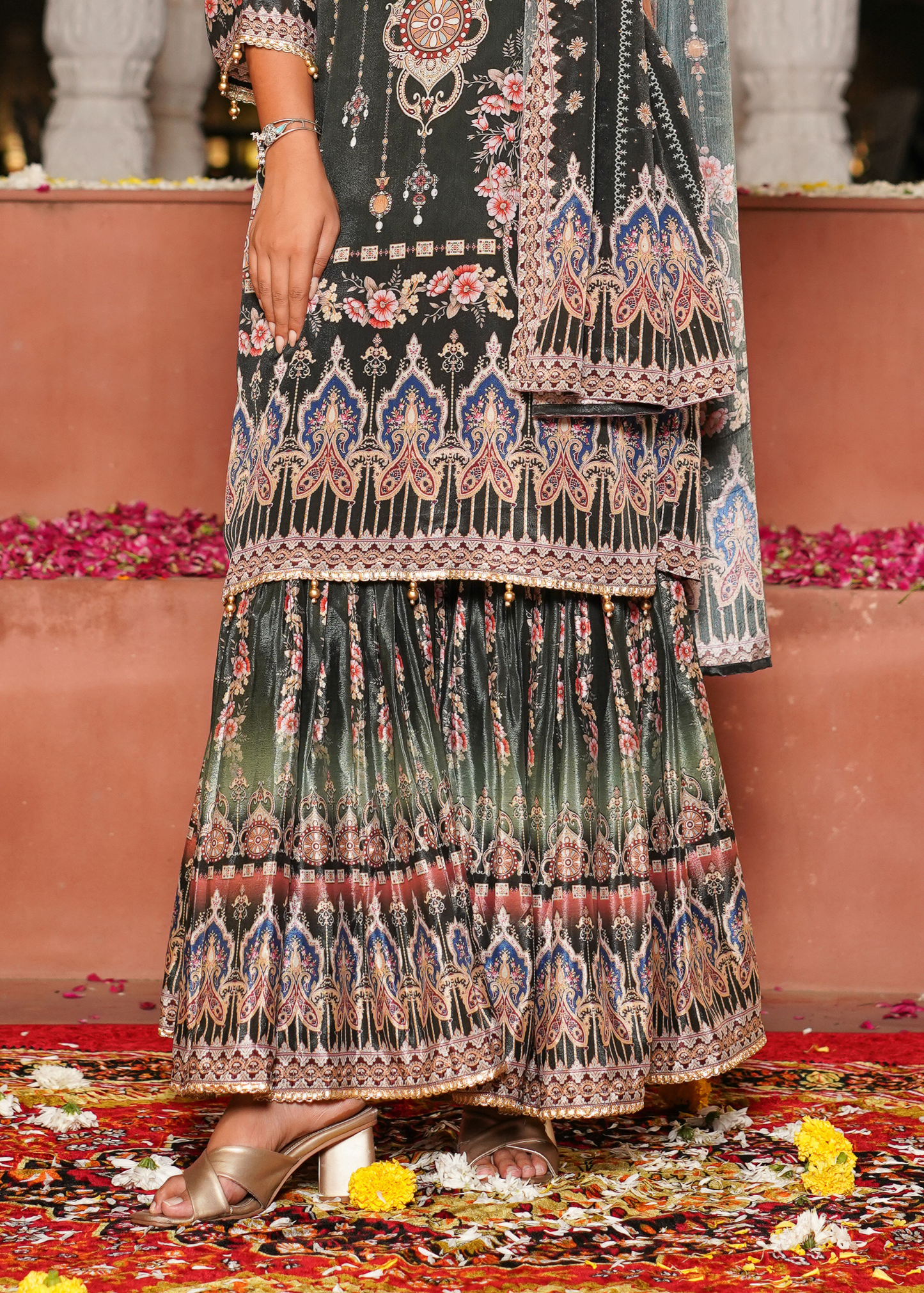 Royal Green Sharara