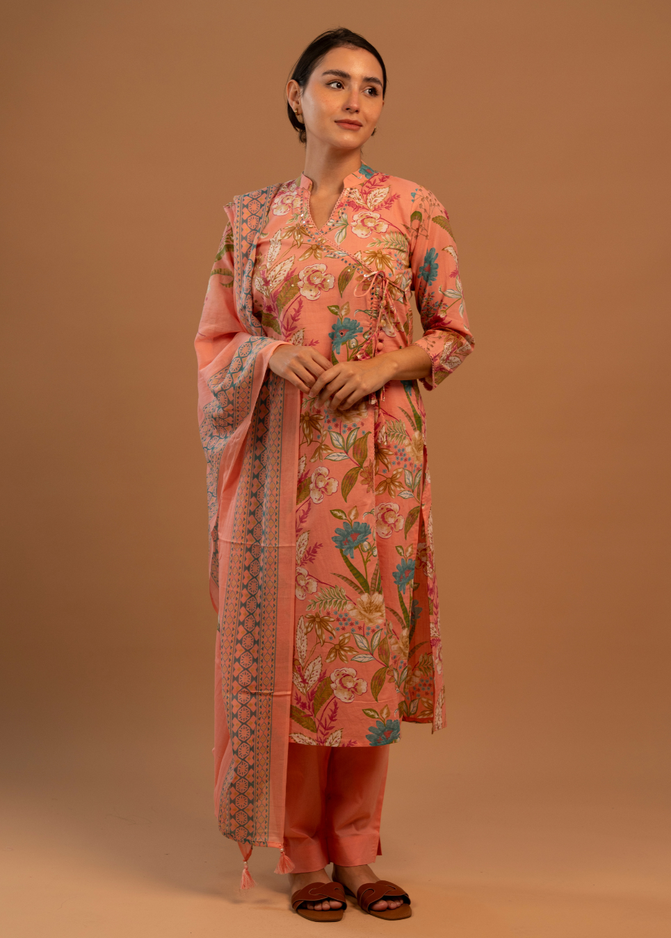 Pink All-Over Print Salwar