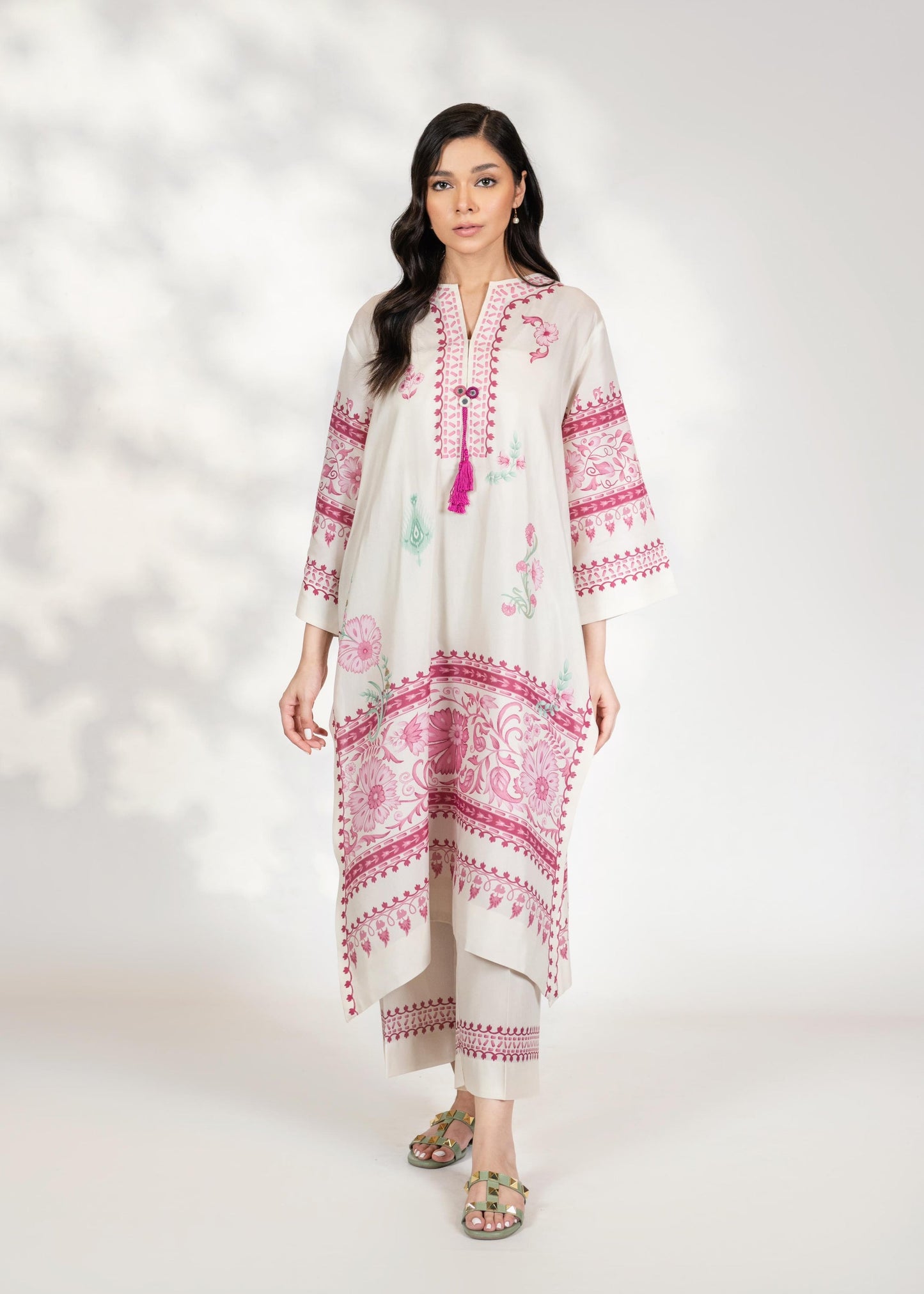 Pink & White Coord Set