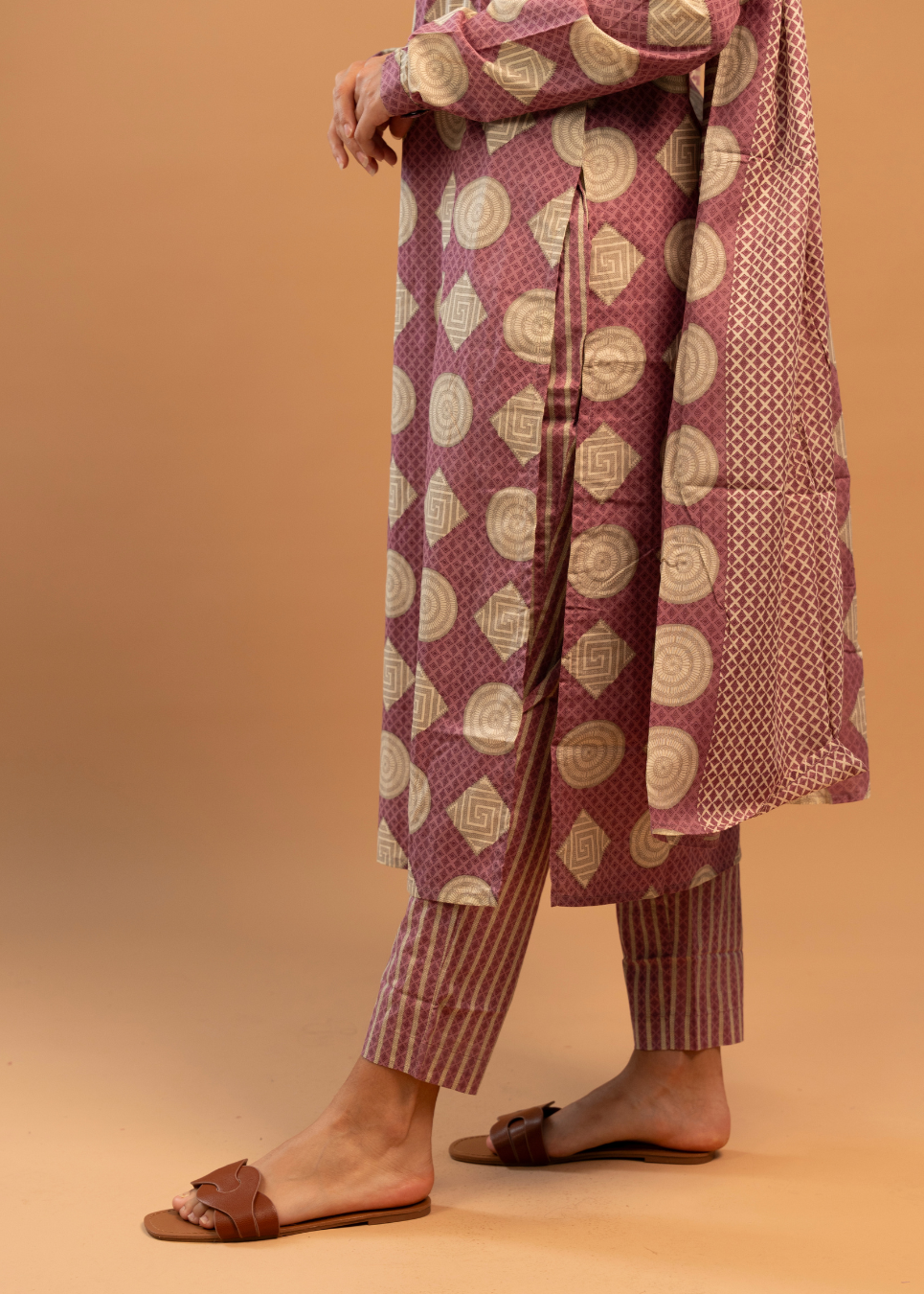 Pink-Purple Full Sleeve Salwar