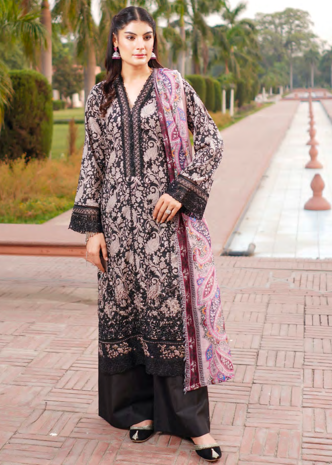 Black Embroidered Salwar