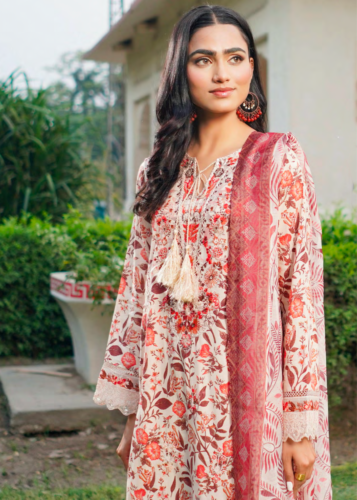 Badami Embroidered Salwar