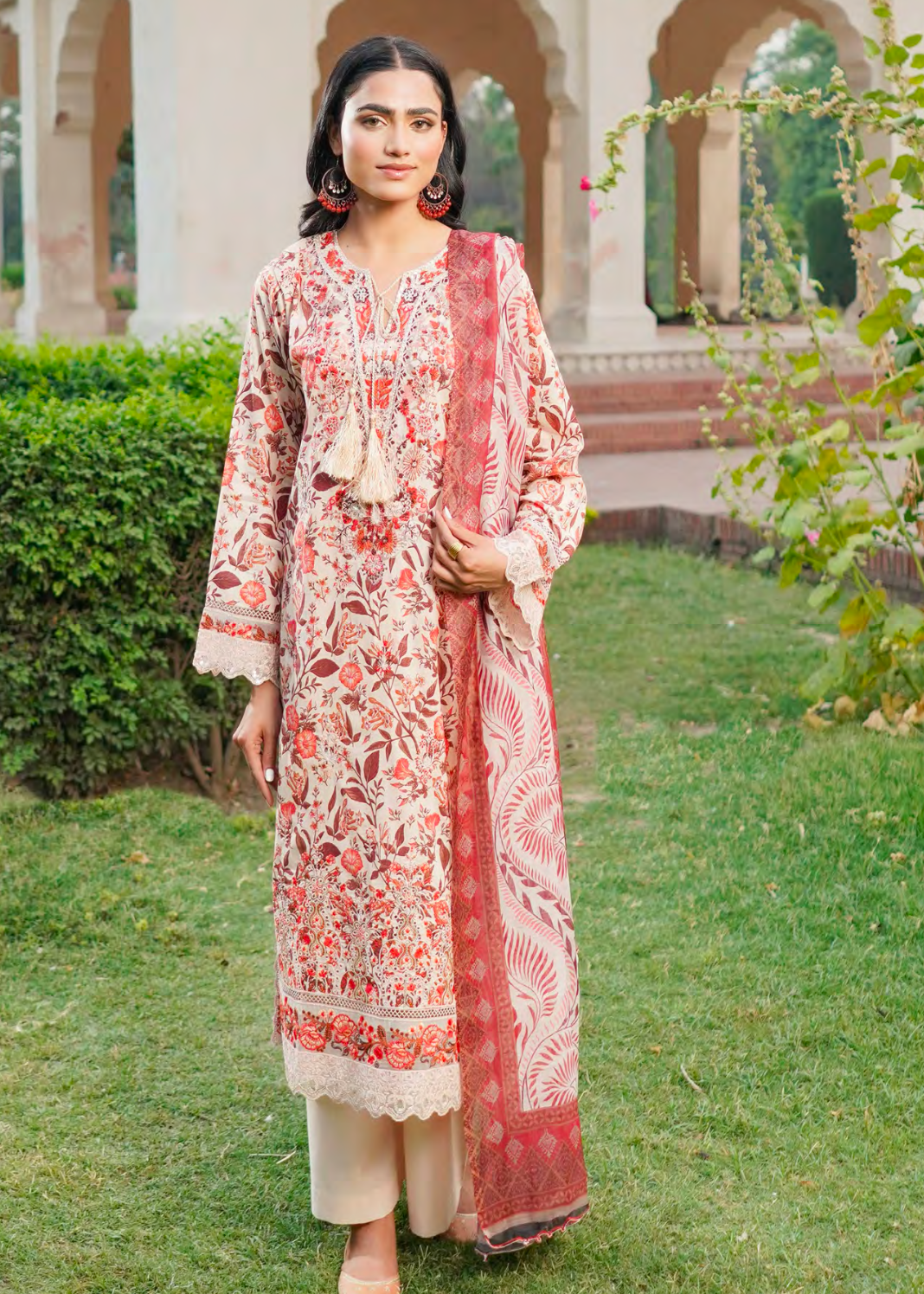 Badami Embroidered Salwar