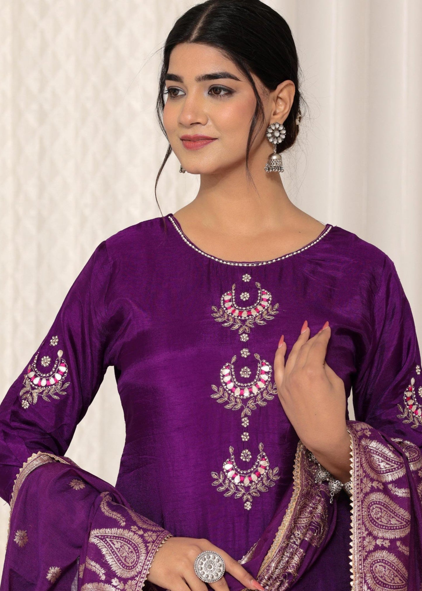 Violet Banaras Salwar
