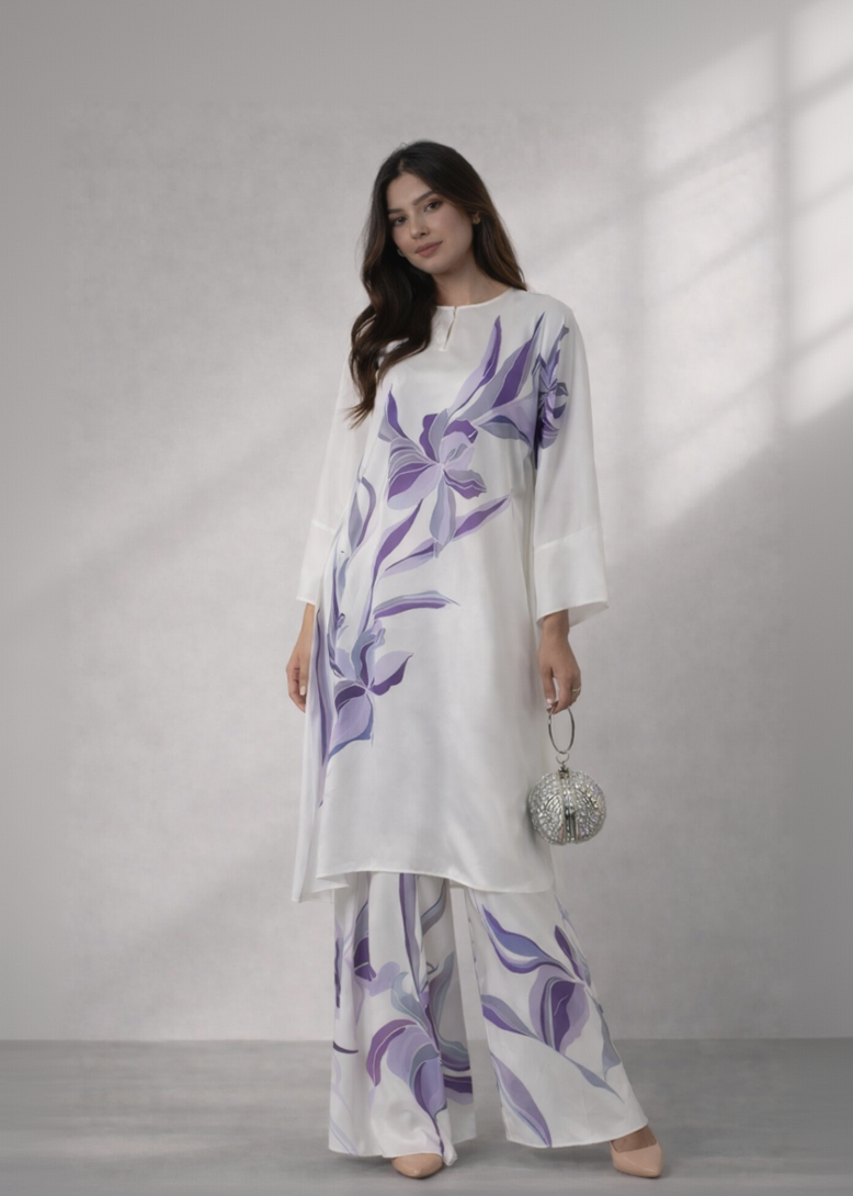 Flowy Lavender Coord Set