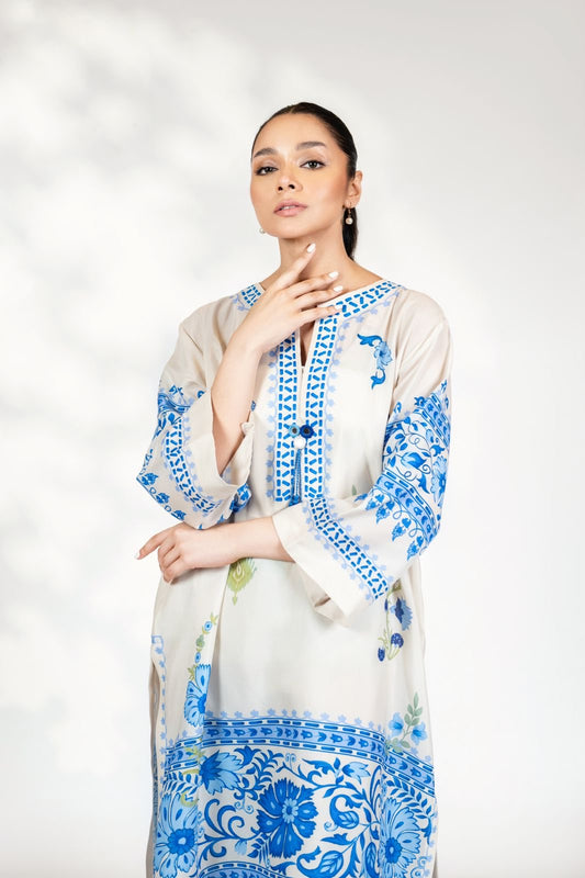 Blue & White Coord Set