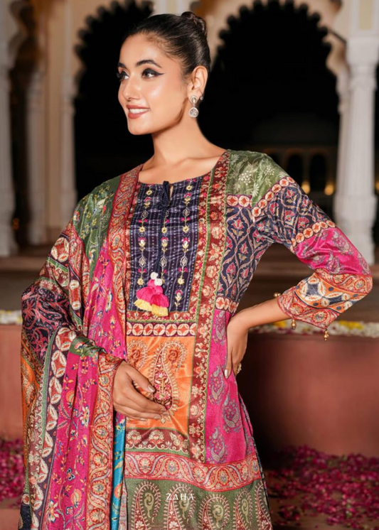 Colourful Embellished Sharara
