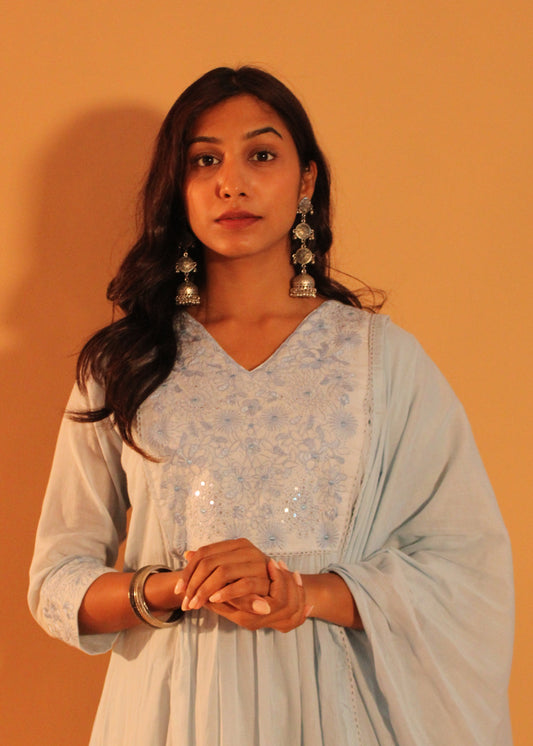 Sky Blue Salwar