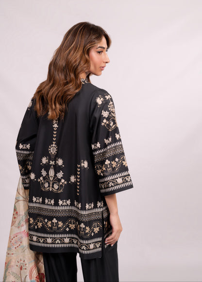 Black Moroccan Print Set