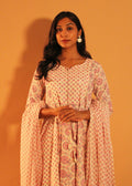 Floral Pink Anarkali Salwar