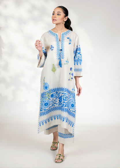 Blue & White Coord Set