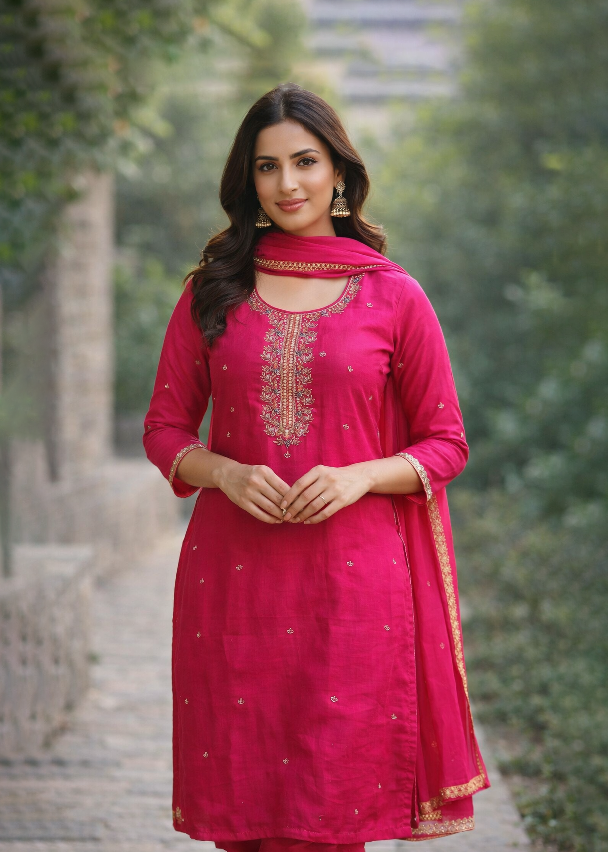All Over Pink Salwar