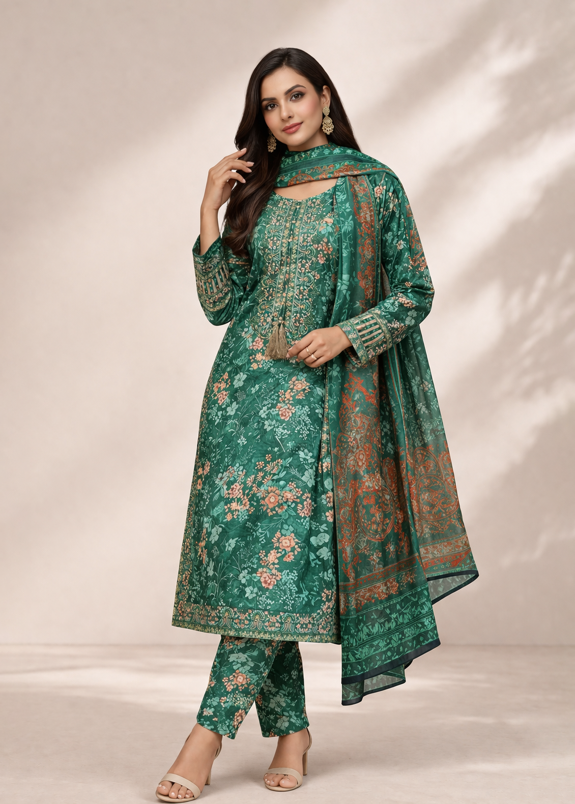 Royal Green Salwar Set