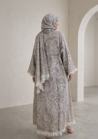 Shades of Brown Pashmina Abaya + Shawl