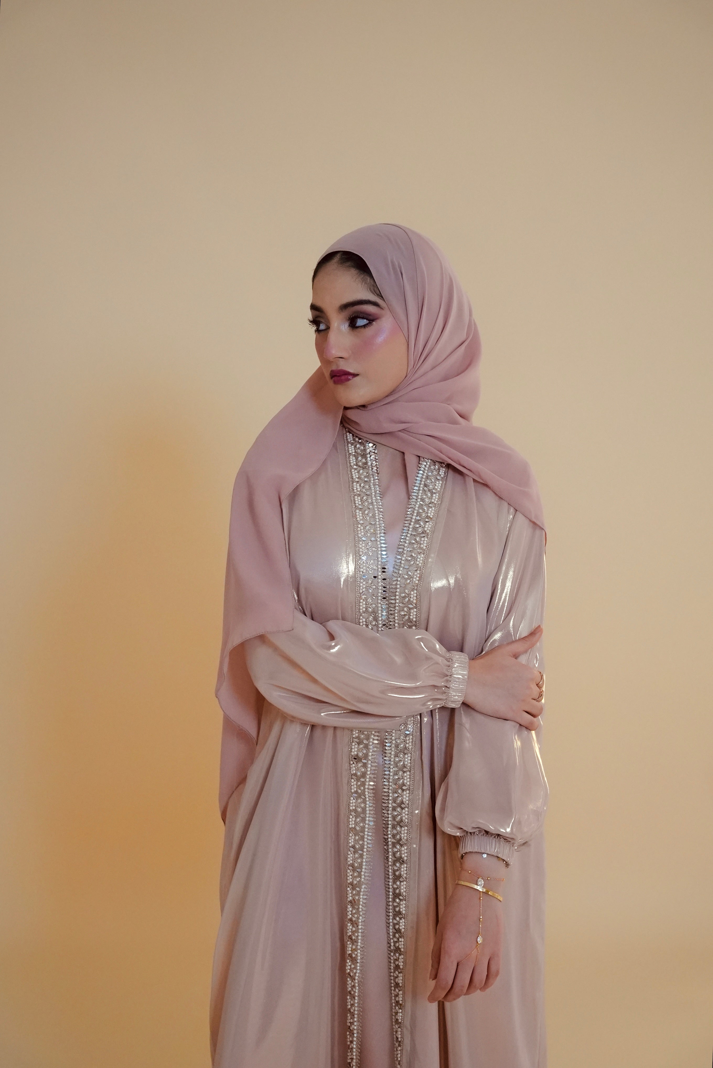 Blush Pink Signature Kaftaan
