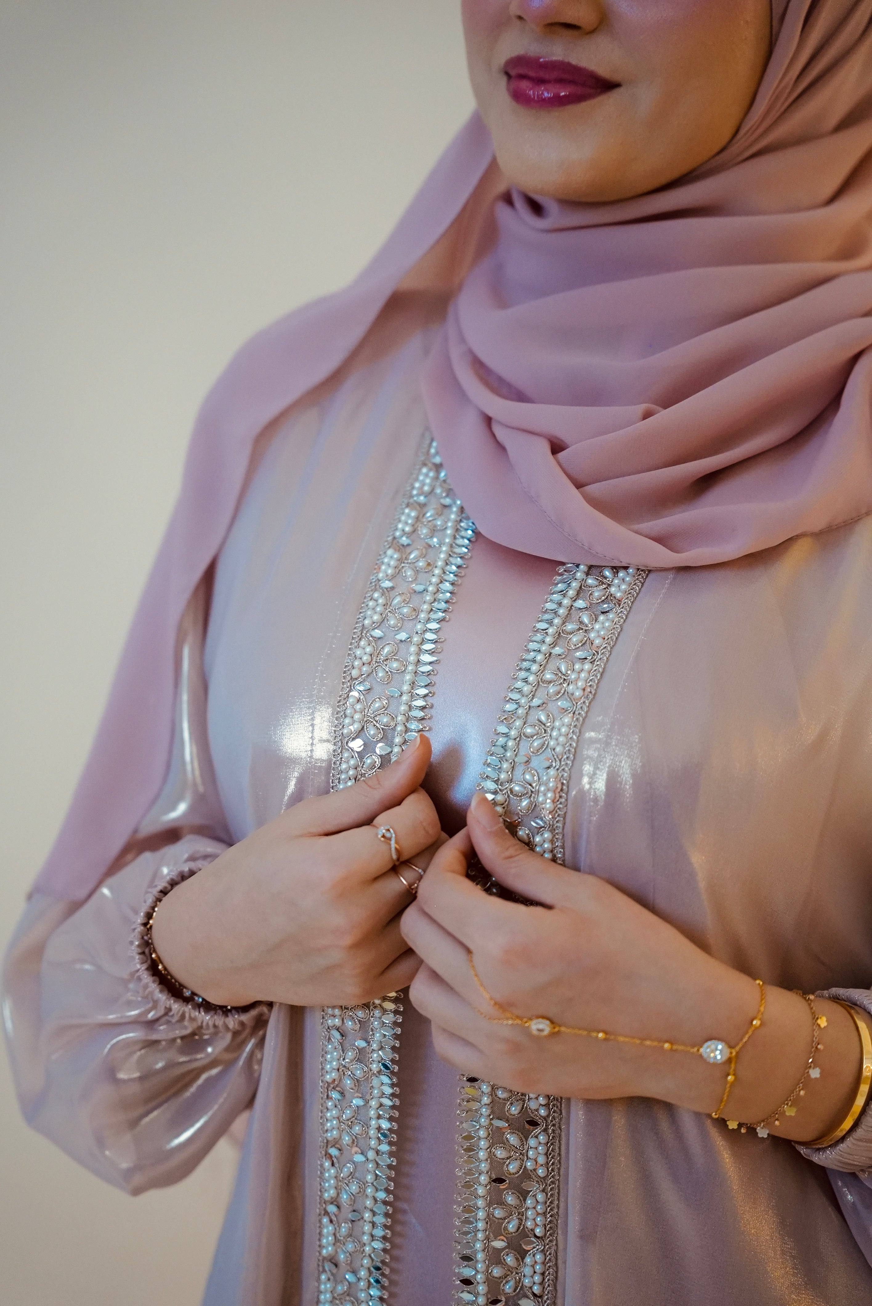 Blush Pink Signature Kaftaan