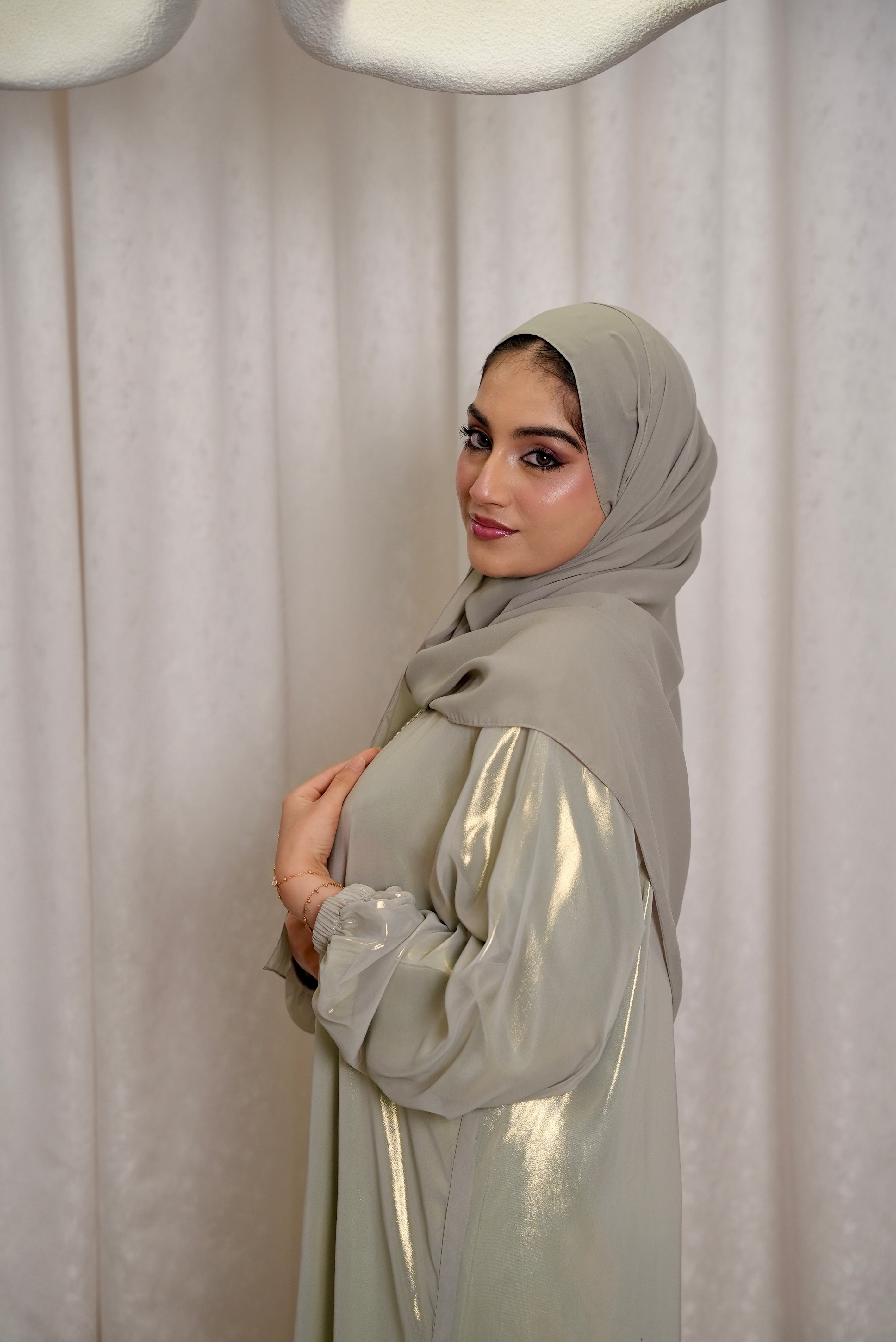 Sage Green Classic Kaftaan