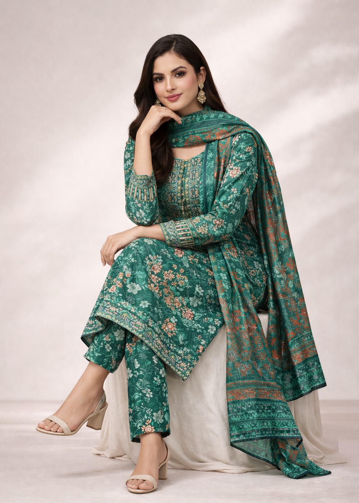 Royal Green Salwar Set
