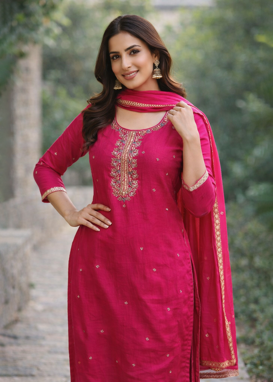 All Over Pink Salwar