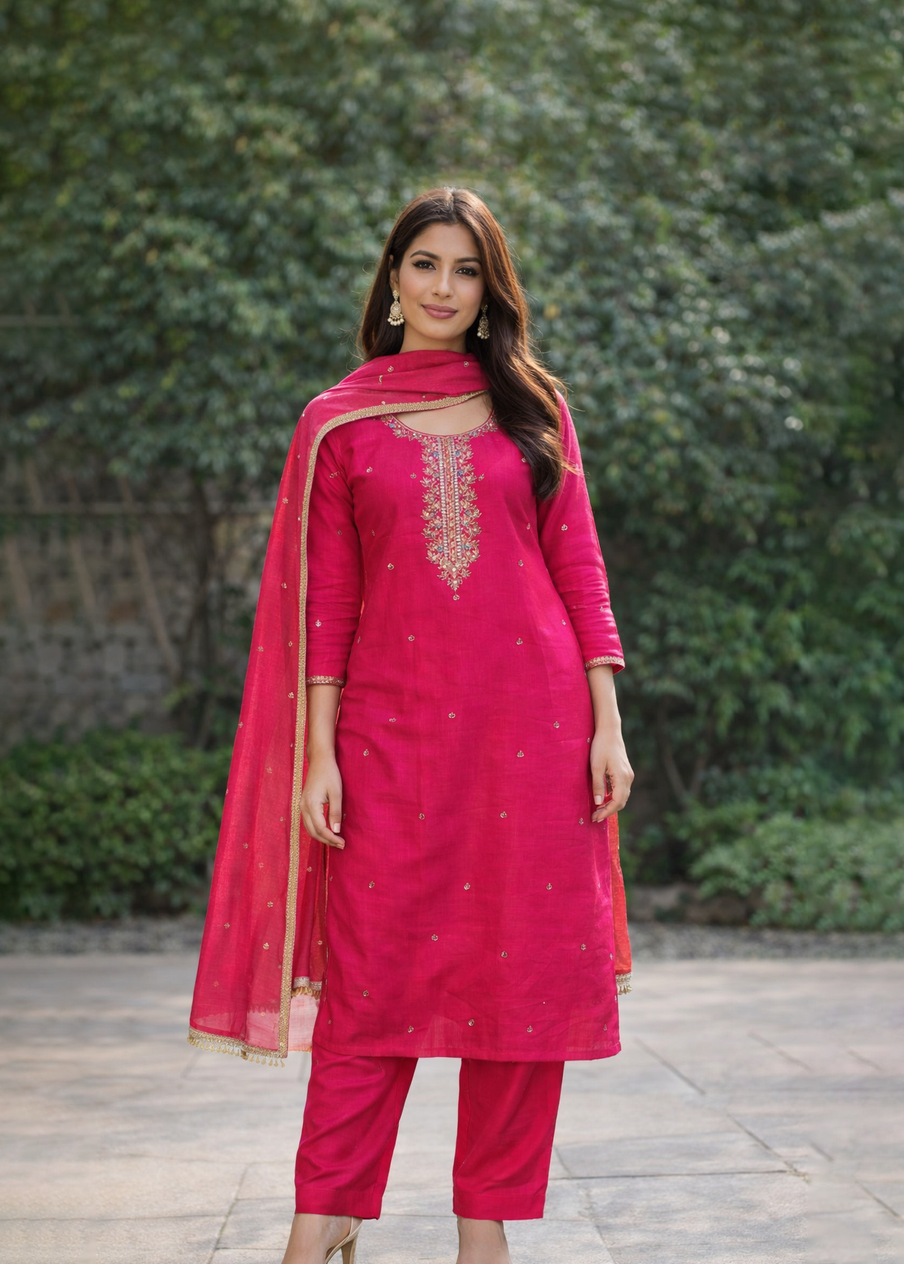 All Over Pink Salwar