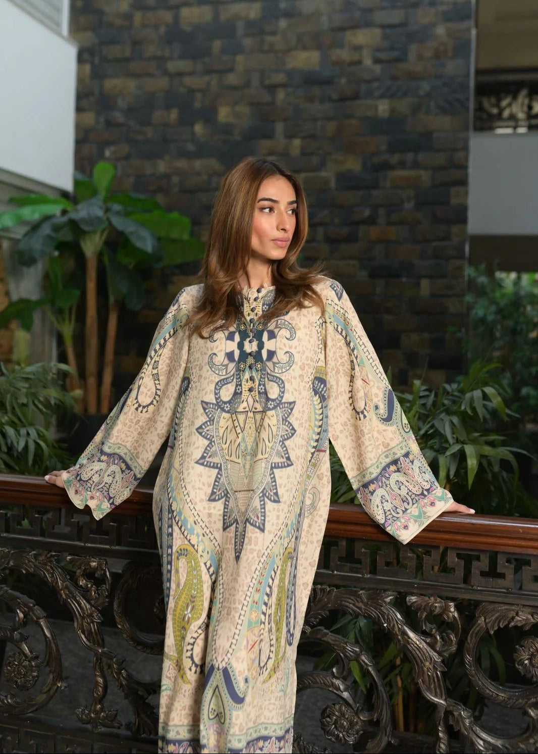 Calm Beige Kaftaan