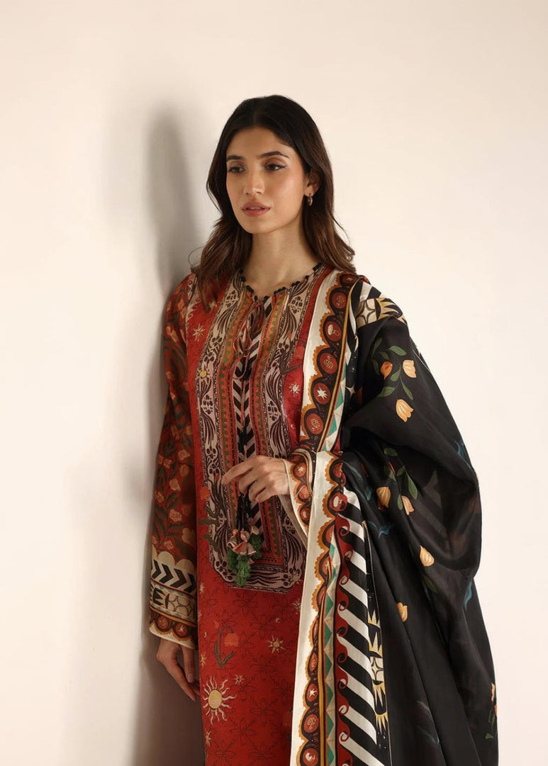 Crimson Black Salwar Set