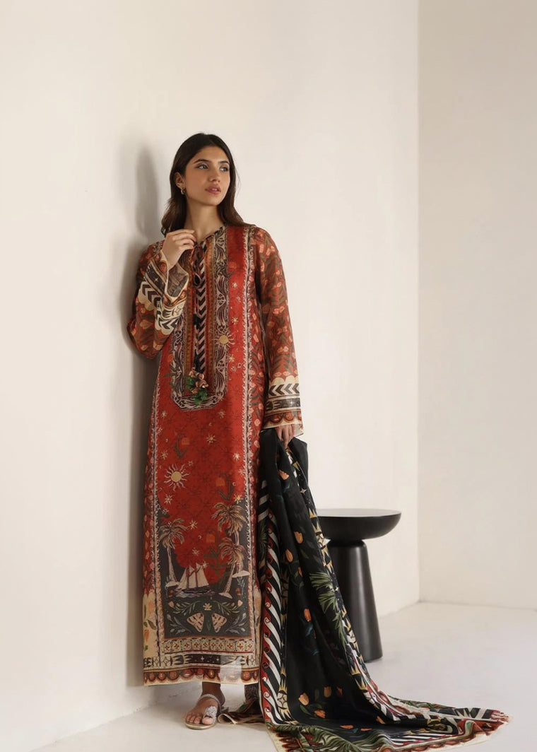 Crimson Black Salwar Set