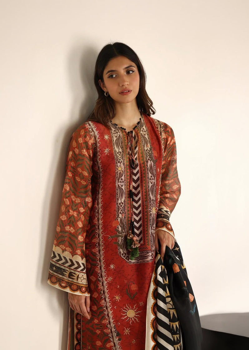 Crimson Black Salwar Set