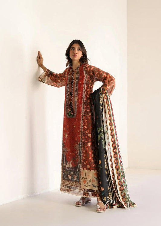 Crimson Black Salwar Set